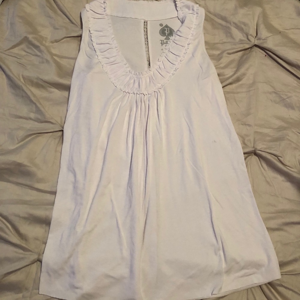 Pathway White Tank Top